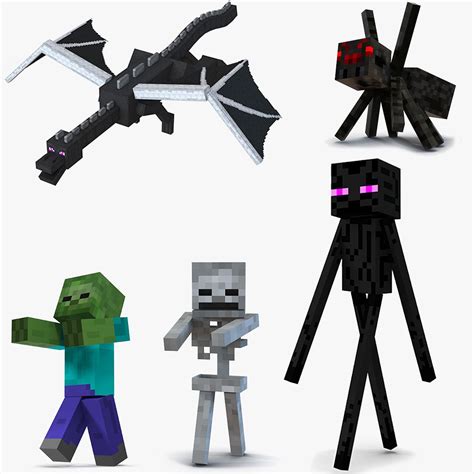 Minecraft Skeleton 3d Models Download Free3d