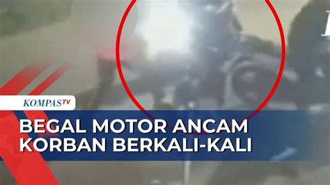 Berkali Kali Ancam Korban Dengan Senjata Tajam Pelaku Begal Ambil