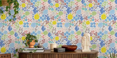 Buy Abstract Modern Floral Ditsy Pattern Wallpaper At Happywall