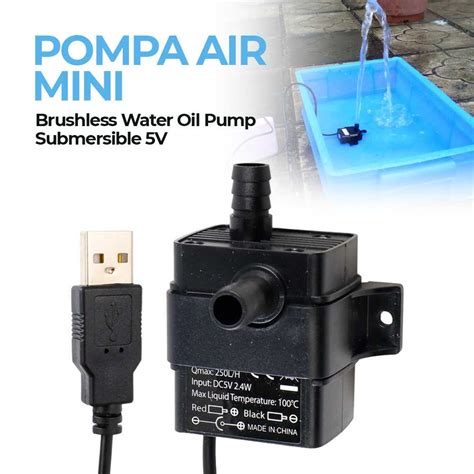 Jual Qiaoran Pompa Air Mini Usb Brushless Water Oil Pump Jakmall