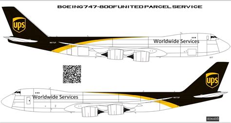 Yahooオークション 1144 Bsmodelle 144609 Boeing 747 8f Ups Deca