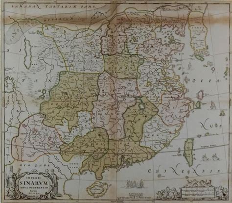 Lot - JOHANNES VAN LOON, DUTCH 1611-1686, MAP OF THE CHINESE EMPIRE ...