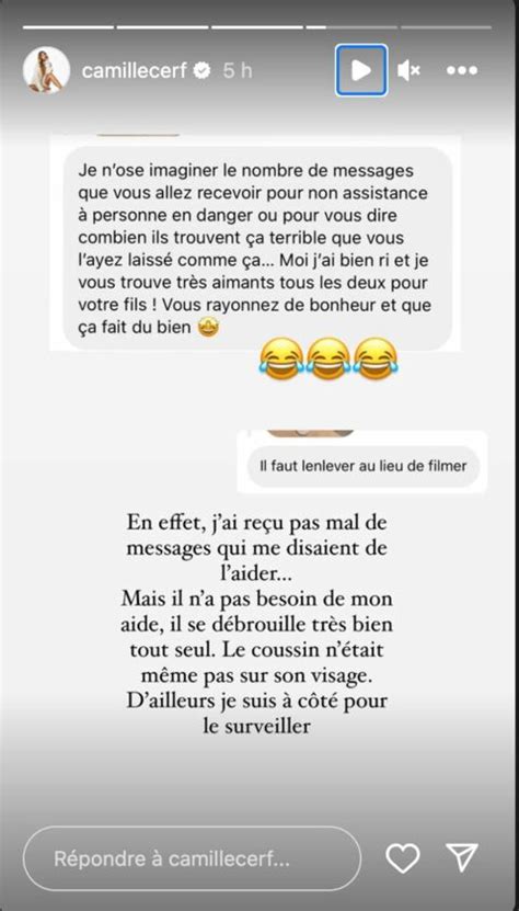 Camille Cerf Maman Critiqu E Sur Son Attitude Avec Son Fils Malo