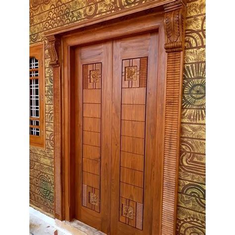 Interior Mm Teak Wood Door For Home At Rs Piece In Hyderabad