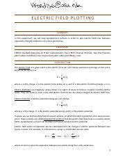 Lab Electric Field Plotting Pdf Asu Edu Vkondise E Le Ct Ri C F