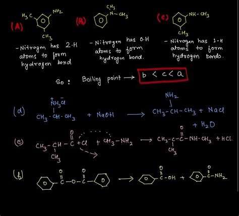 Solved Arrange The Following Compounds In Order Of Increasing Boiling Point