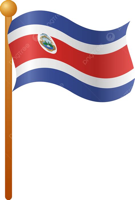 Icono De La Bandera De Costa Rica Png Costa Rica Bandera Bandera De