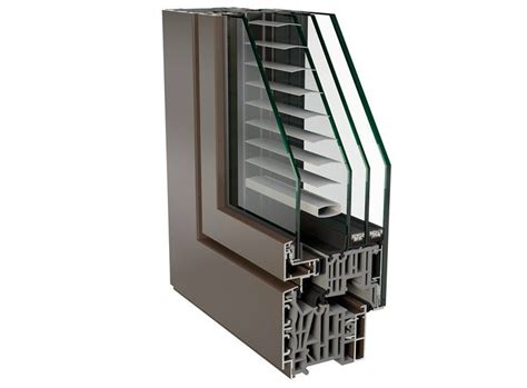 Ventana De Aluminio Con Persiana Integrada Twin Line Classic Cristal By