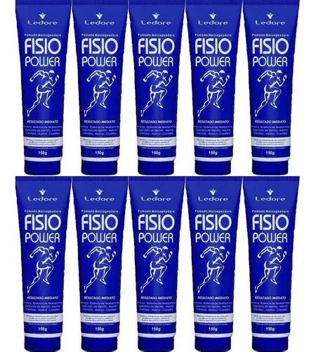 Kit Con 12 Pomadas Masajeadora Fisio Power 150g Ledore MercadoLibre