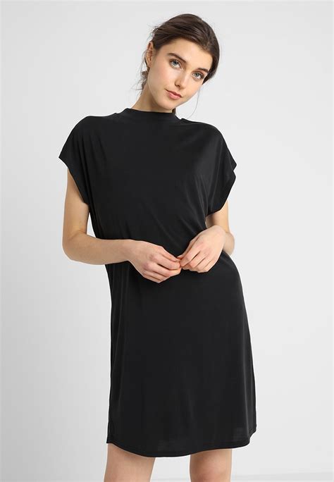 Urban Classics Ladies Dress Rochie Din Jerseu Black Negru Zalando Ro