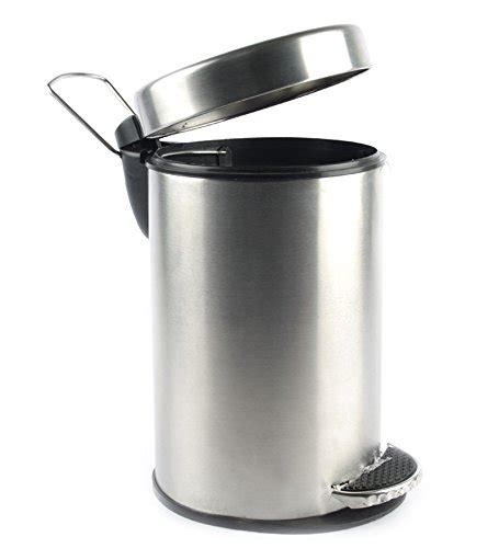 Amazon King International Stainless Steel Plain Pedal Dustbin