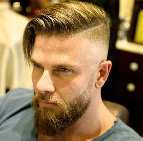 Blonde Haare Langes Oberes Teil Undercut M Nner Varianten Ein Viking