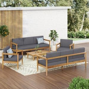 Have A Question About Noble House Paloma Teak Brown Piece Wood Patio