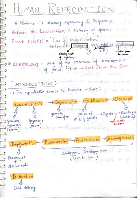 Solution Human Reproduction Part Studypool