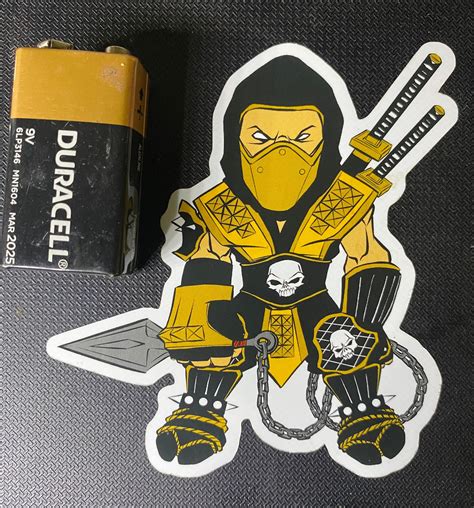 Scorpion Vinyl Sticker Etsy