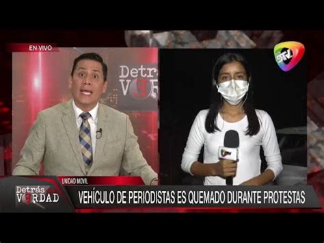 PERIODISTA ROMPE EN LLANTO TRAS ENCONTRAR SU AUTO DESTRUIDO YouTube