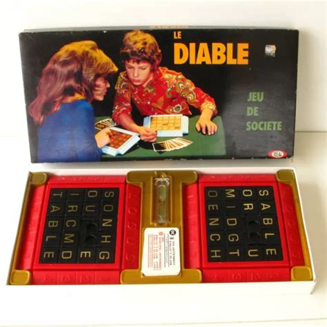 Ancien Jeu De Soci T Le Diable Id Al Toy Jeu De Lettres Jouet