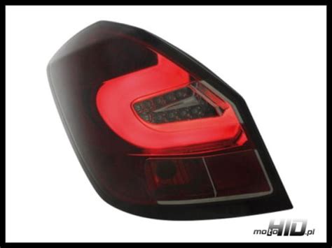 Lampy Tylne Led Skoda Fabia Liftback Kombi J Red Smoke Motohid