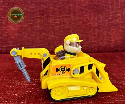 Preloved Paw Patrol Rubble Bulldozer, Hobbies & Toys, Toys & Games on ...