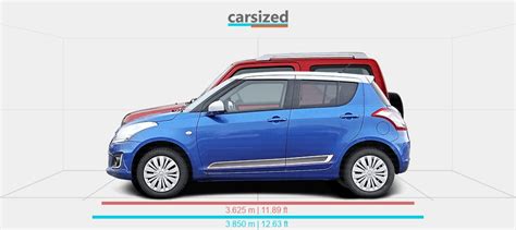 Dimensions Suzuki Swift 2010 2017 Vs Suzuki Jimny 1998 2005