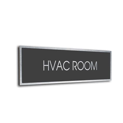 Hvac Room Door Sign. Clearly label every room in your facility with our ...