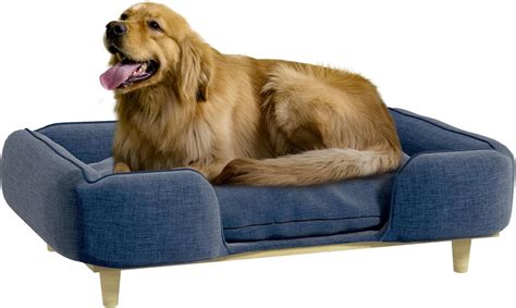 Pawhut Hundesofa Haustiersofa Mit Kissen Hundebett Mit Erh Htem