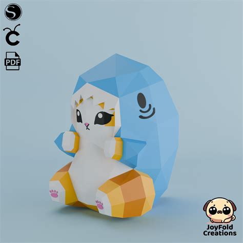 Gato De Papel Para Imprimir - 6
