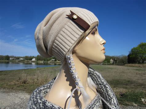 Womens Slouch Hats Brown Slouchy Beanies Tan Womens Etsy