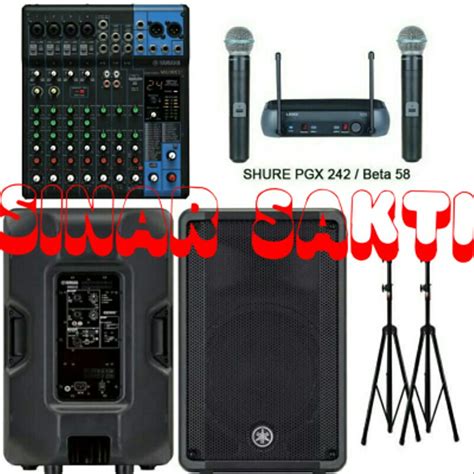 Jual PAKET SOUND SYSTEM OUTDOOR DAN INDOOR YAMAHA MIXER 16 CHANNEL 15