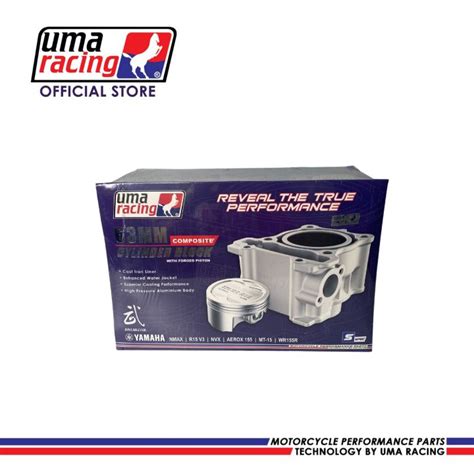 Uma Racing Composite Cylinder Block Mm W Forged Piston For Yamaha