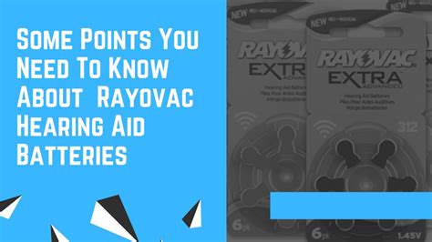 Ppt Some Points You Need To Know About Rayovac Hearing Aid Batteries