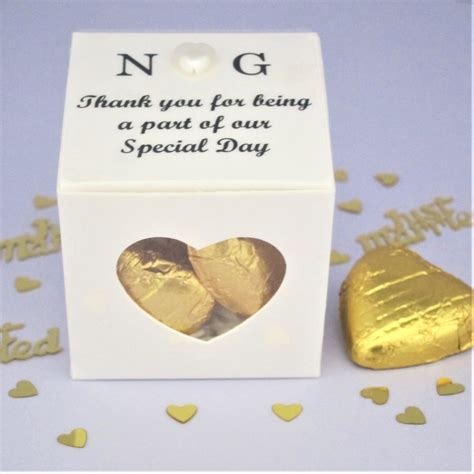 Romantic Hearts Favour Box Uk Wedding Favours