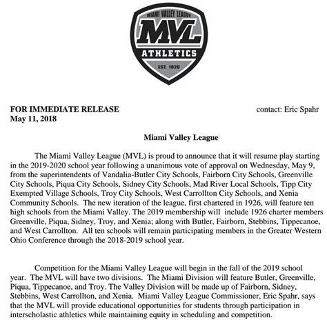 The Miami Valley League ‘Reborn’ – Stateline Sports Network