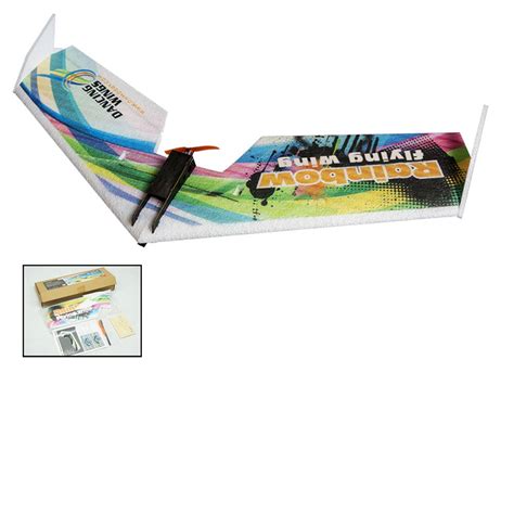 Buy Dw Hobby Upgrade Ch Epp Electric Micro Flying Wing Rainbow V Zagi