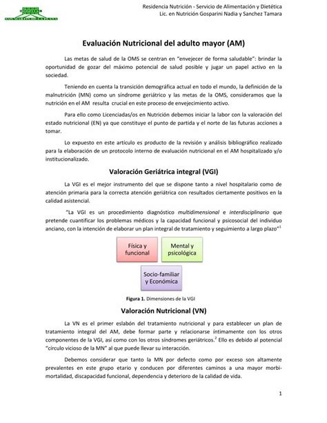 PDF Evaluación Nutricional del adulto mayor AM PDF fileEn tal