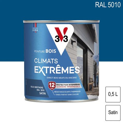 Peinture Bois Ext Rieur Climats Extr Mes Ral Bleu Bretagne Satin