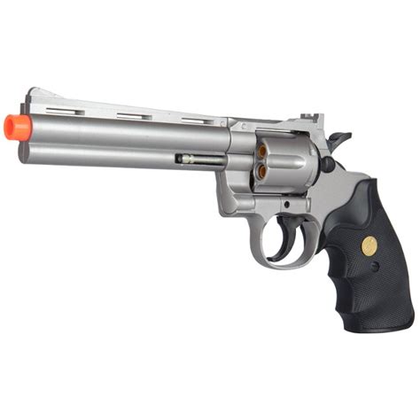 G36b Spring Powered Airsoft Revolver Old West Silver 1o2 G36