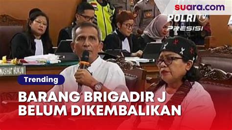 Daftar Lengkap Barang Brigadir J Yang Belum Dikembalikan Ortu Laporkan