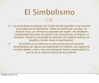 El Simbolismo Y Art Noveau Ppt