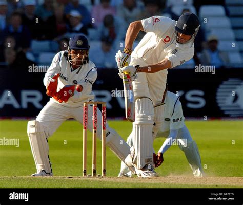 India Wicketkeeper Mahendra Dhoni Collects The Ball Behind England S