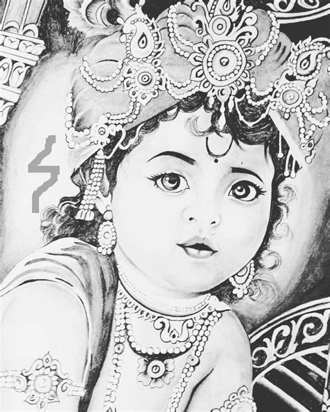 God Krishna pencil drawing | Art drawings sketches creative, Art drawings, Drawings