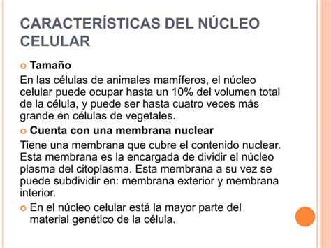 Nucleo Celular Ppt Descarga Gratuita