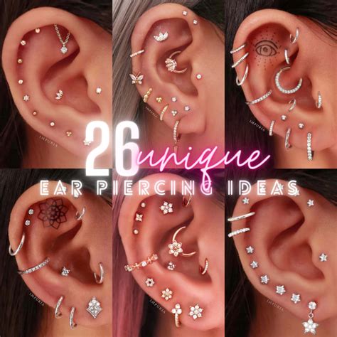 26 of the Most Unique Ear Piercing Ideas | Unique ear piercings, Pretty ...