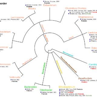 Reported changes in gut microbiota operational taxonomic units ... 