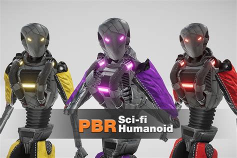 Sci Fi Humanoid Robot Unity Asset Store