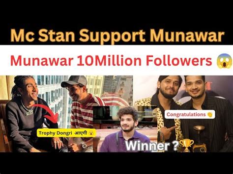 Big Boss Mc Stan Support Munawar Faruqui Munawar Faruqui Complete