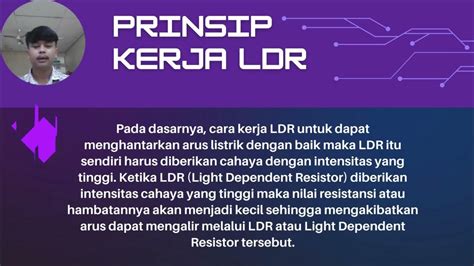 prinsip kerja light dependent resistor ldr oleh ade putra youtube