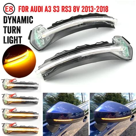 Clignotant Dynamique Led R Troviseur Pour Audi A S Rs V Vag Custom