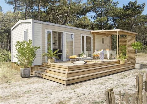 Mobil Home Et Emplacement Sur Camping