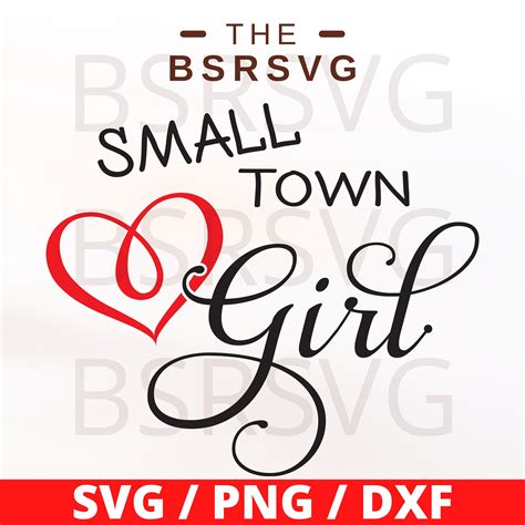 Girl Svg Just A Small Town Girl Svg Small Town Girl Svg Etsy